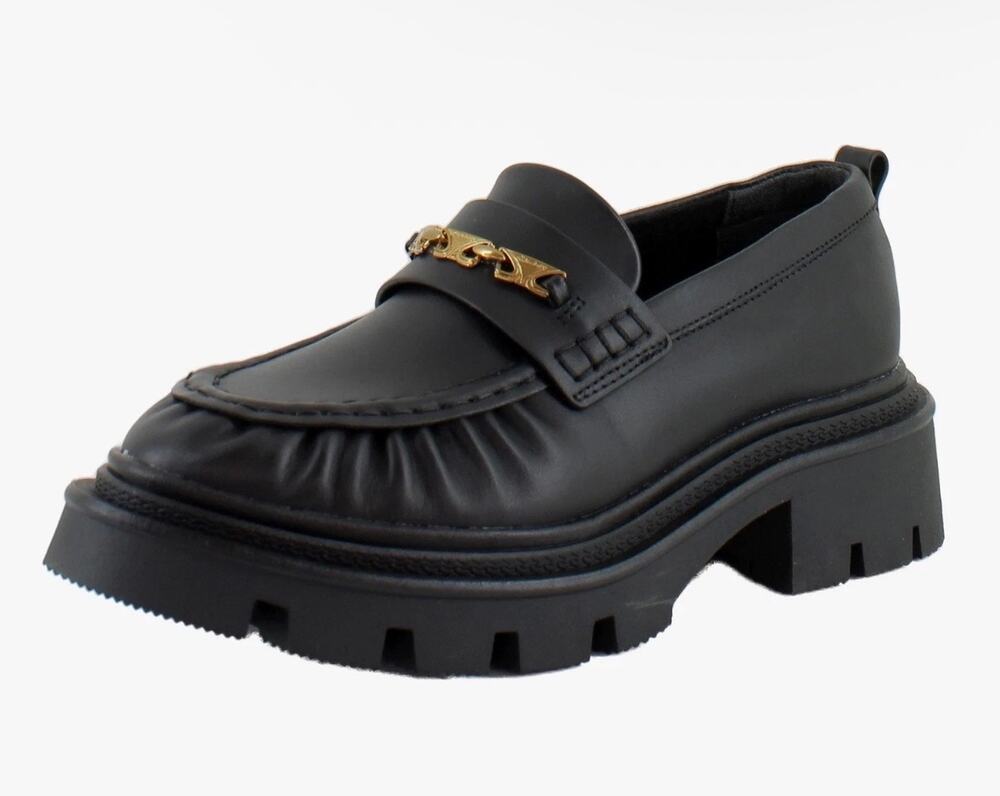Circus NY by Sam Edelman Pierre Platform Lug Sole Loafer Size 7 Chain Chunky